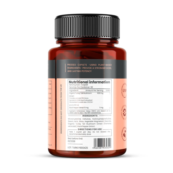 Turkey T Mushroom Full Spectrum 15,000mg x 90 caplets
