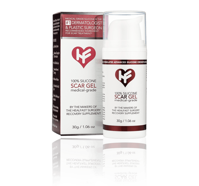 Scar healing silicone gel