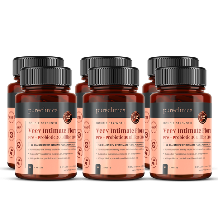Veev Intimate Flora Pre + Probiotic 50 Billion CFU x 90 caplets