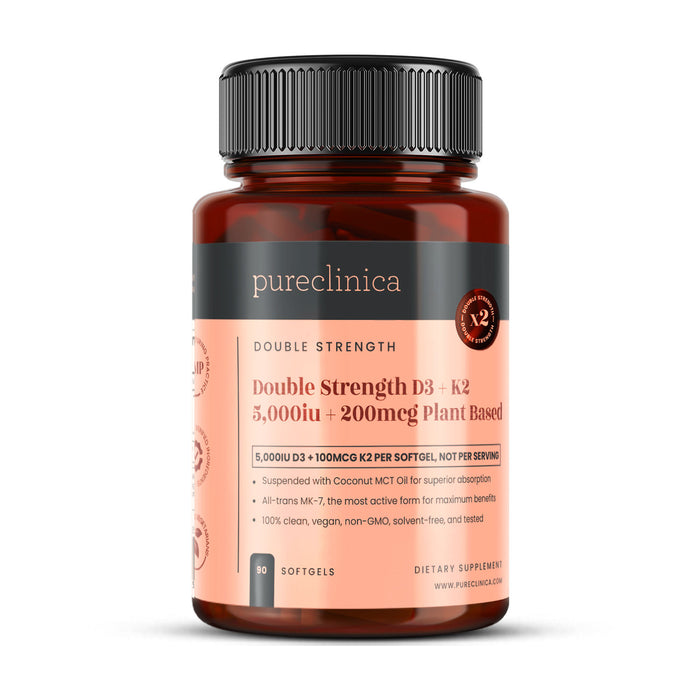 Vitamin D3 5000IU + K2 200mcg x 90 softgels