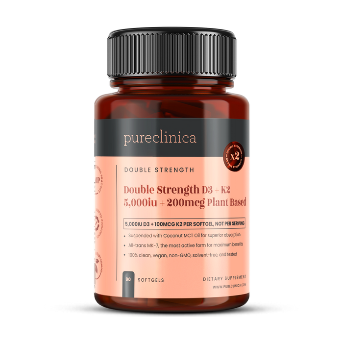 Vitamin D3 5000IU + K2 200mcg x 90 softgels