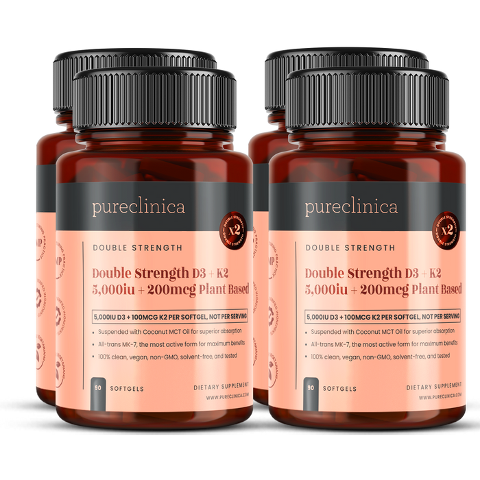 Vitamin D3 5000IU + K2 200mcg x 90 softgels