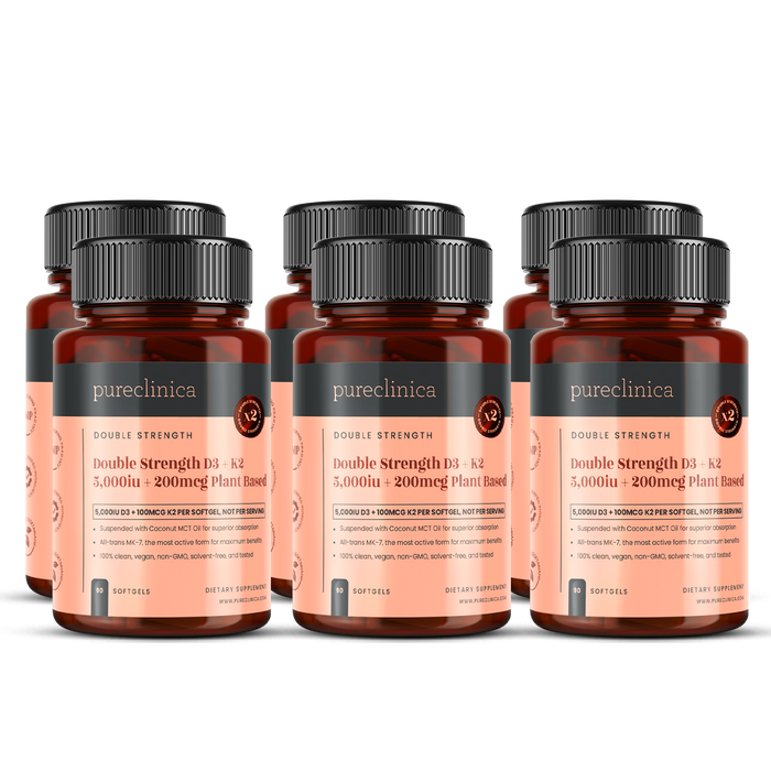 Vitamin D3 5000IU + K2 200mcg x 90 softgels