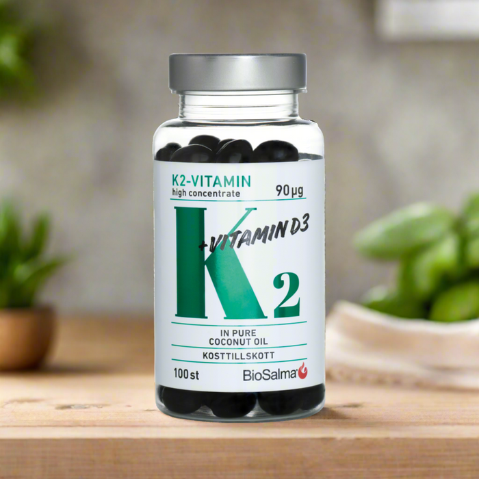 Vitaminas K2 + Vitaminas D3, 100 vnt. – nuotrauka 3