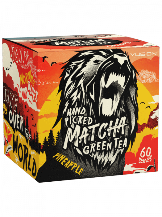 Vusion Matcha Green Tea - ARTIST EDITION 60 Serve Pineapple