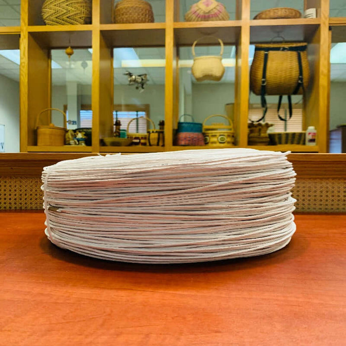 White Fiber Rush 10 Pound Spool for Fibre Arts and Weaving