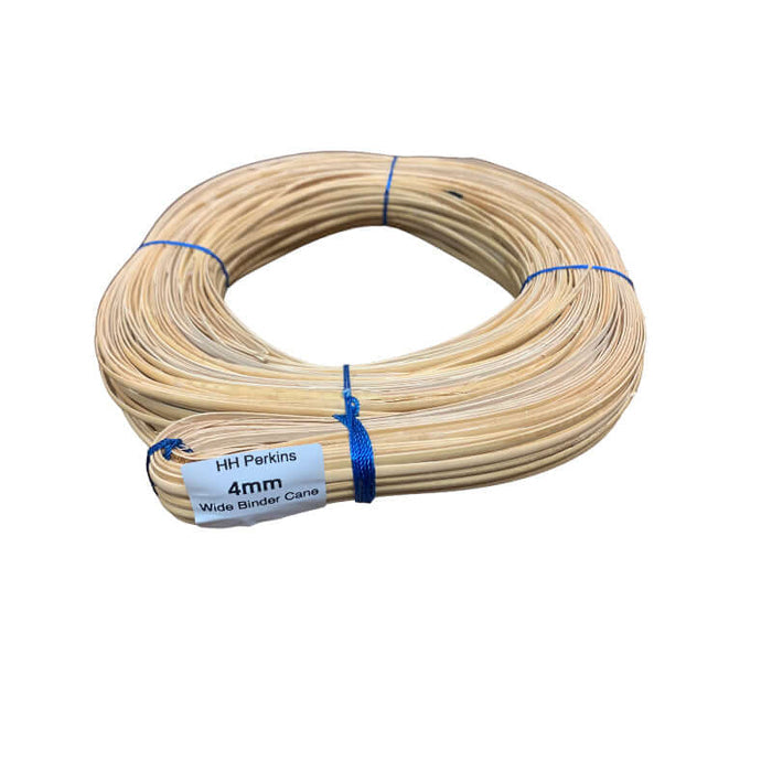 4mm Wide Binder Cane Coil from HH Perkins viewed from above on white background.