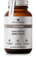 Wild Nutrition Food-Grown Zinc Plus 30 Caps